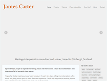 Tablet Screenshot of jamescarter.cc
